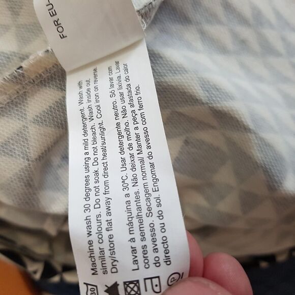 FEVER LONDON CITY Black and  White Dress Square and Triangle Pattern Siz… - Picture 8 of 16